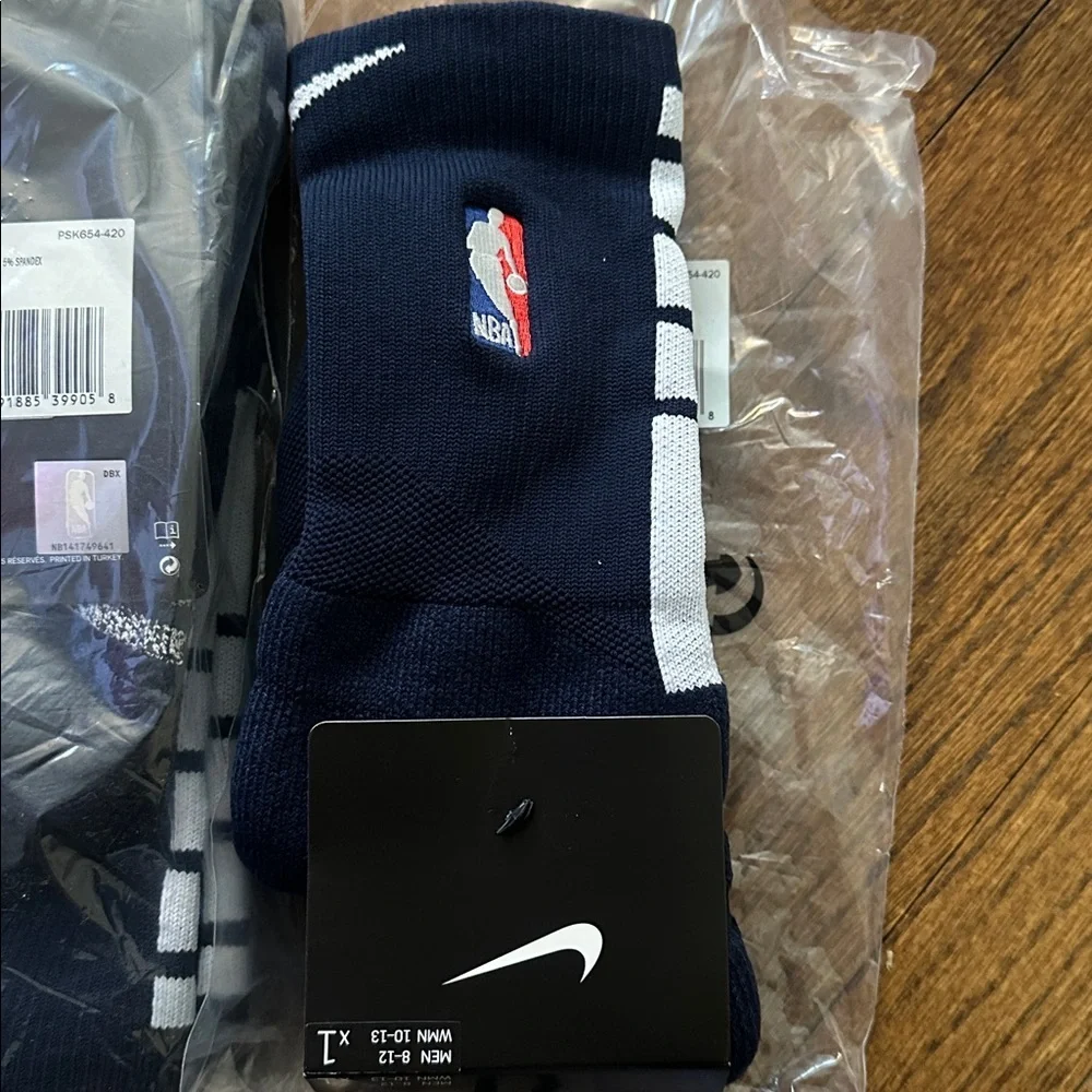 NIKE Mens NBA sock bundle - 3 Pairs Navy Blue - XL - BRAND NEW